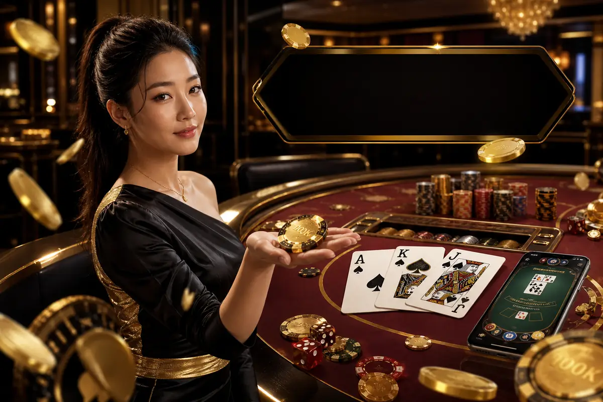 gcb77 Casino meja live baccarat dealer